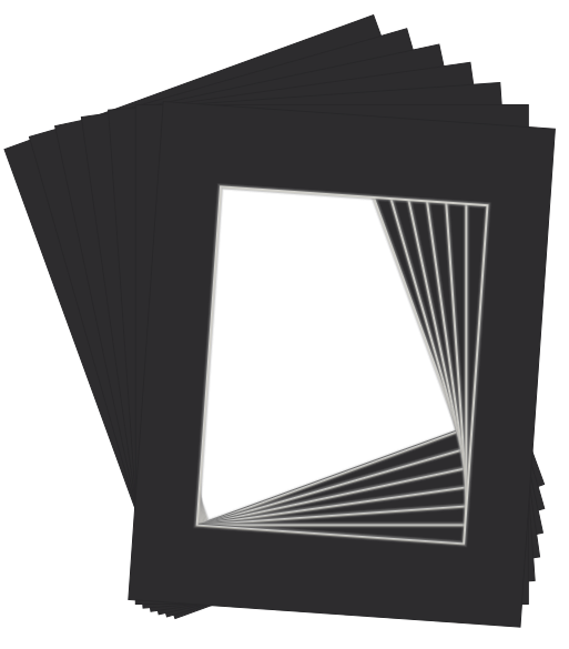 Custom Mat Board Add on (White) — Modern Memory Design Picture frames
