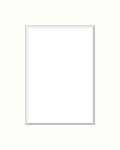 8" x 10" Mat - Arctic White with 4 ½" x 6 ½" opening. Order online in minutes. Free shipping. Made in USA