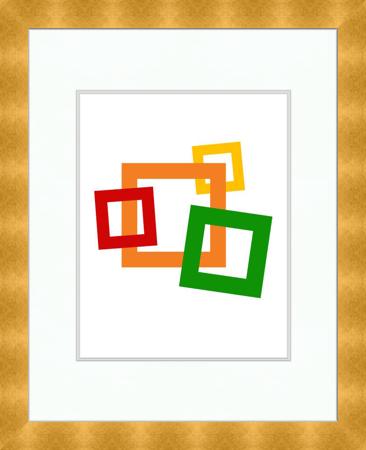 11x14" Gold Matted Frame