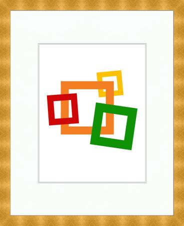 16x20" Gold Matted Frame