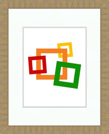 11x14" Woven Matted Frame