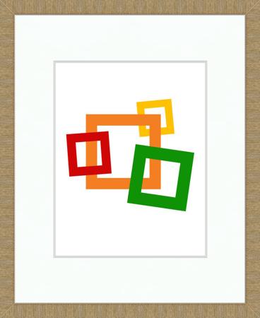 16x20" Woven Matted Frame