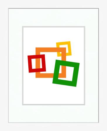 11x14" White Matted Frame