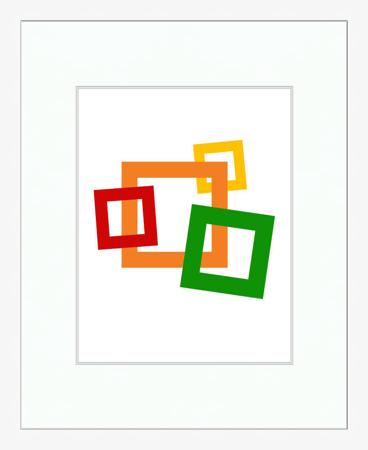 16x20" White Matted Frame